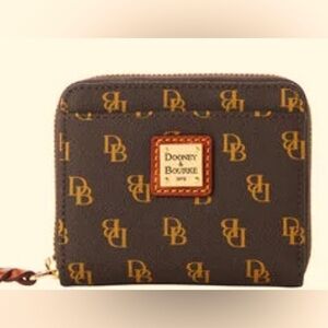 Dooney & Bourke Gretta - Brown T’Moro Small Zip Around Wallet